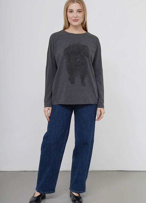 Джемпер жен. 310657ГНР.6_313.7600M Антрацит  (2)