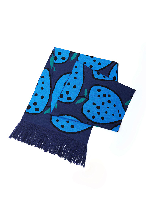 Шарф жаккардовой вязки для женщин, многоцветный цвет