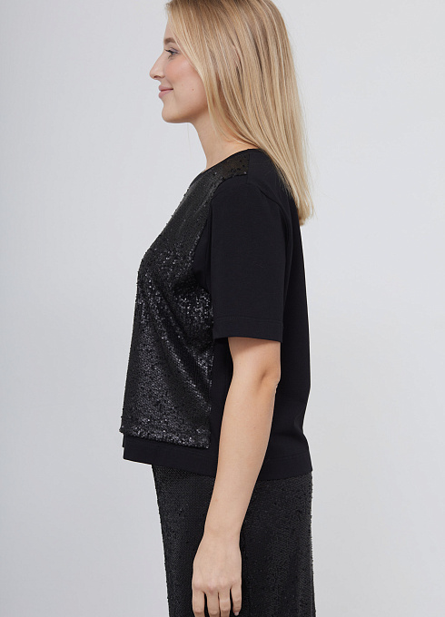 Джемпер жен. 311075ОТ.03313.8200Т Чёрный  (5)